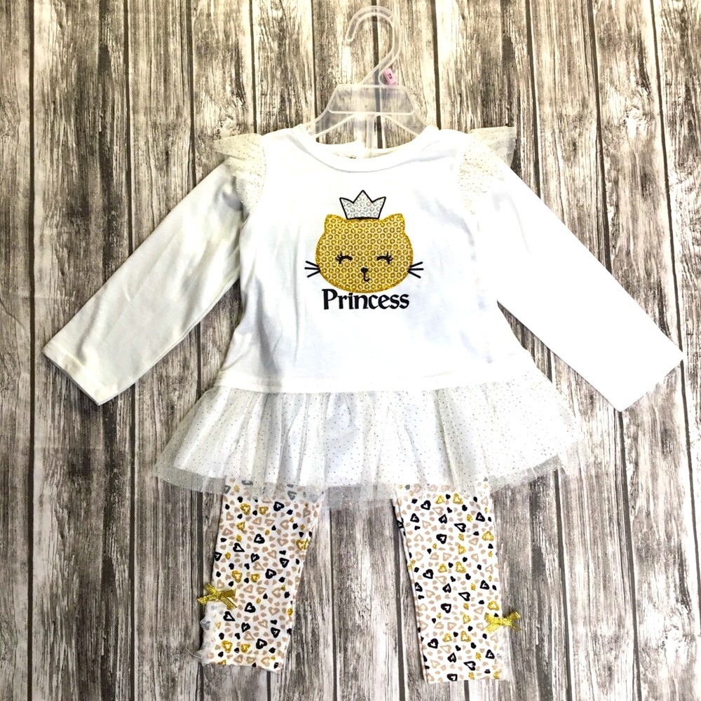 Girls Princess Outfit Matching Set 18M NWT - Picture 13 of 13